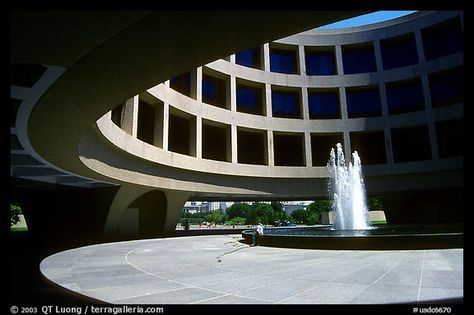 Hirshhorn Museum. Washington DC, USA (color) Hirshhorn Museum, Architectural Firm, Space Place, Color Pictures, Fall 24, Architecture Firm, North East, Colorful Pictures, Professional Photographer