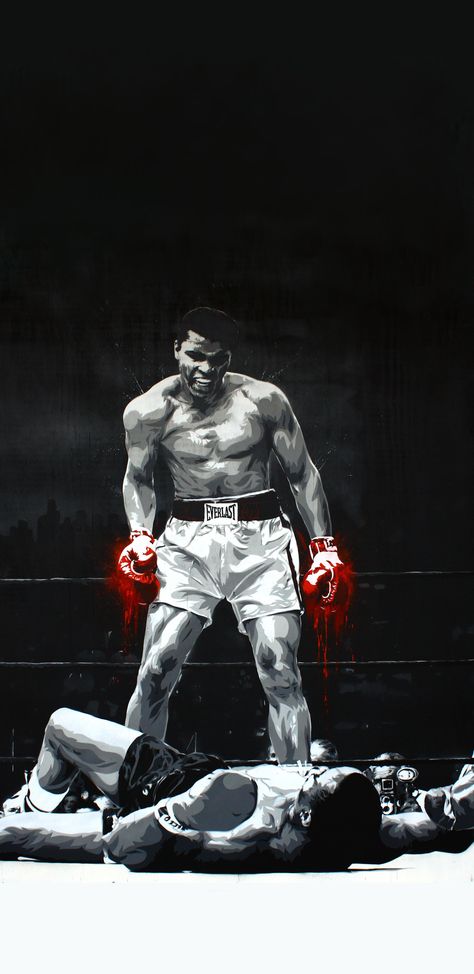 Boxing Wallpaper, Muhammad Ali Wallpaper, Muhammad Ali Art, Muhammad Ali Poster, Muhammad Ali Boxing, Boxing Images, Boxe Thai, محمد علي, Gym Wallpaper