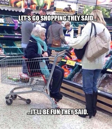 Lets Go Shopping They Said It WIll Be Fun They Said funny memes strange hilarious funny pictures grandma wtf funny images Walmart Lustig, Walmart Funny, They See Me Rollin, What Do You Mean, Can't Stop Laughing, Laughing So Hard, Bones Funny, Amalfi, Funny Photos