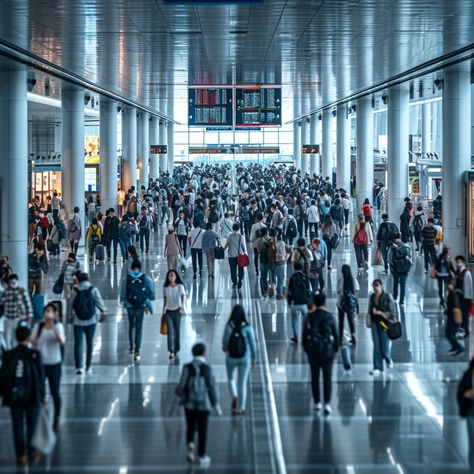 "Busy Airport Terminal: Passengers bustling through a busy #aviation terminal, a symphony of movement in the travel hub. #airport #globetrotter #passengers #terminal #bustling #aiart #aiphoto #stockcake ⬇️ Download and 📝 Prompt 👉 https://stockcake.com/i/busy-airport-terminal_213984_39360" Airport Terminal, Airports Terminal, City Family, Airport Security, Ap Art, Globe Trotter, Passenger, Travel, Quick Saves