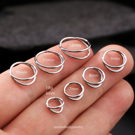 Daith Hoop, Hoop Septum, Tragus Hoop, Conch Hoop, Earring Minimalist, Helix Hoop, Cartilage Earrings Hoop, Cartilage Earring, Tragus Earrings