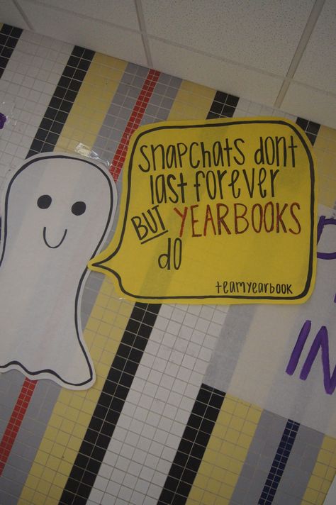 "Snapchats don't last forever but yearbooks do." / McAllen High School Yearbook Memes, Yearbook Shirts, Yearbook Mods, Teaching Yearbook, Yearbook Ad, Yearbook Class, Yearbook Staff, Graphic Design Magazine, Snapchat Marketing