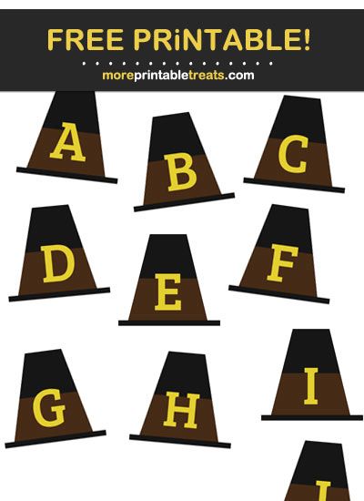 Free Printable Black Pilgrim Hat Letters Pilgrim Worksheets Preschool, Pilgrims Preschool, Preschool Movement, Thanksgiving Letter, Letter Worksheets For Preschool, Thanksgiving Turkey Craft, Free Thanksgiving Printables, Hat Template, Thanksgiving Week