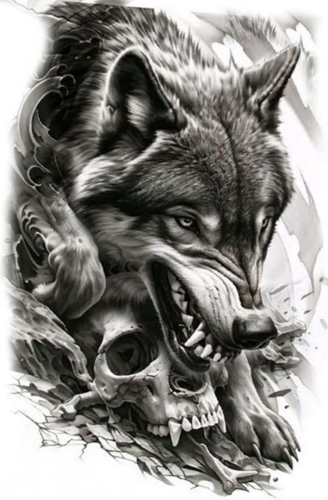 Image Tattoo, Werewolf Tattoo, Tattoo Colors, Lup Singuratic, Dragon Tattoo Sketch, Wolf Tattoos Men, Angry Wolf, Wolf Tattoo Sleeve, Life On The Edge