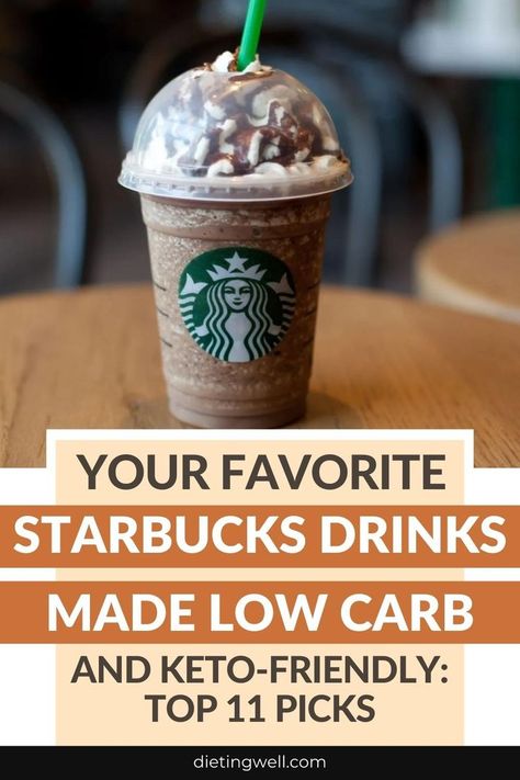 Missing your Starbucks drinks on keto? No worries! Check out our Top 11 keto-friendly picks. ☕️🥤 #KetoStarbucks #KetoDrinks #LowCarbOptions Keto Starbucks Drinks Iced Coffee Low Carb, Keto Starbucks Frappuccino, Low Carb Starbucks Holiday Drinks, Keto Caribou Coffee Drinks, Low Calorie Frappe Starbucks, Low Carb Coffee Drinks At Home, Zero Sugar Starbucks Drinks, Protein Starbucks Drinks, Keto Friendly Starbucks Drinks