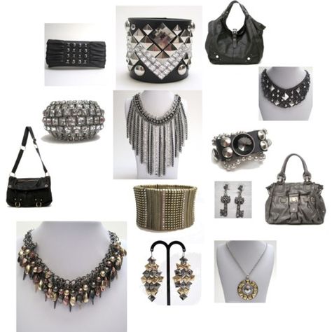 Love these accessories Edgy Glam Outfits, Glam Rock Accessories, Rock Accessories, Rocker Glam, Rocker Chic Style, Scene Goth, Luxury Wardrobe, Bling Fashion, Rocker Girl