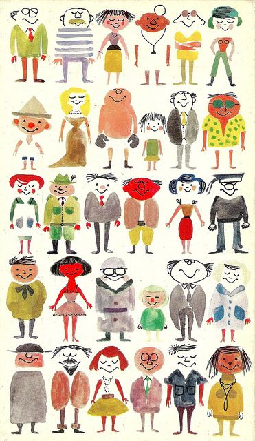 Mid Century Illustration, Soyut Sanat Tabloları, Illustration Vintage, Art Et Illustration, Mail Art, Childrens Illustrations, Children's Book Illustration, Cute Illustration, Book Illustration