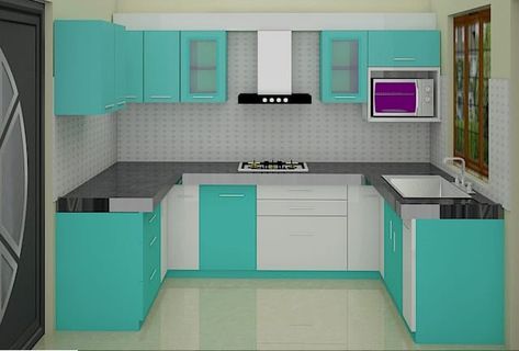 U Shape Kitchen, Modular Kitchens, Wall Tv Unit Design, Modular Kitchen Designs, Kitchen Manufacturers, U Shaped Kitchen, Kitchen Wardrobe, Tv Unit Design, Greater Noida