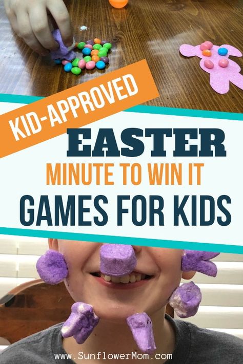 Easter Minute To Win It, Candy Awards, Olympic Games For Kids, Easter Games For Kids, Easter Party Games, Games For Kids Classroom, Minute To Win, Toddler Parties, Minute To Win It Games