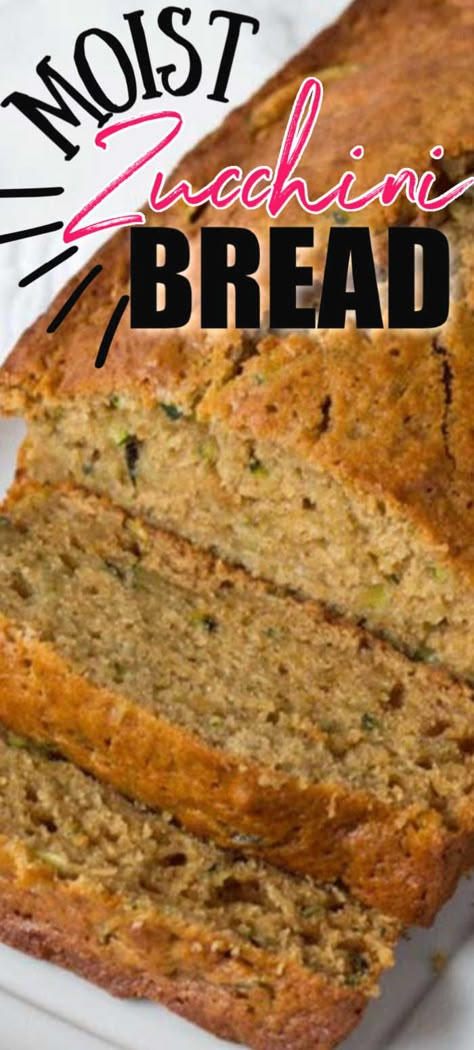 Best Zucchini Bread Recipe, Homemade Zucchini Bread, The Best Zucchini Bread, Easy Zucchini Bread Recipes, Moist Zucchini Bread, Applesauce Bread, Zucchini Recipes Dessert, Easy Zucchini Bread, Best Zucchini Bread