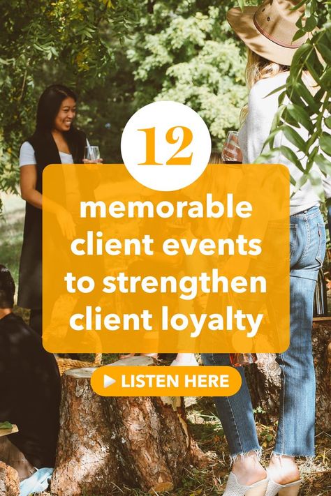 Client Appreciation Events, Word Of Mouth Marketing, Customer Loyalty Program, Build Relationships, Client Appreciation, Customer Appreciation, Customer Loyalty, Loyalty Program, Event Ideas