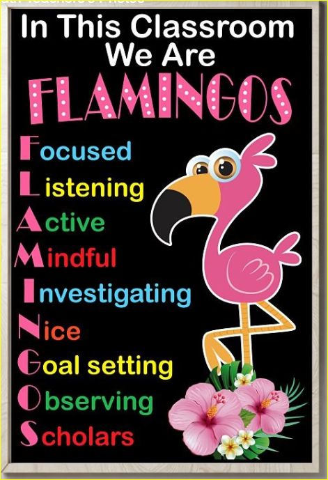 Flamingo Activities, Flamingo Classroom, Pineapple Classroom, Flamingos Quote, Junior Kindergarten, Tropical Classroom, Beach Theme Classroom, Flamingo Stuff, Classroom Diy