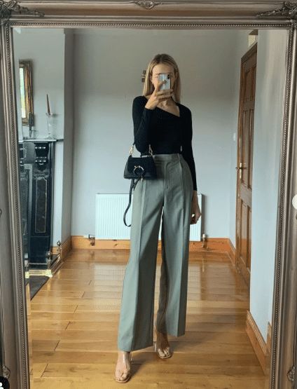 Brunch Date Outfits – 20 Outfits To Wear To A Brunch Date #fashionwear #outfitstyle #outfittrends Date After Work Outfits, Date Night Outfit Slacks, Trousers Date Outfit, Date Outfit Pants, Breakfast Outfit Winter, Serving Outfits, Formal Brunch Outfit, Drinks Outfit Evening, After Work Drinks Outfit