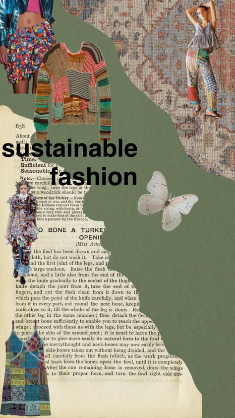 Sustainable Fashion Portfolio, Sustainable Fashion Poster Design, Sustanible Fashion, Sustainable Fashion Illustration, Sustainable Fashion Poster, Recycle Aesthetic, Fast Fashion Poster, Sustainable Fashion Moodboard, Sustainable Fashion Aesthetic