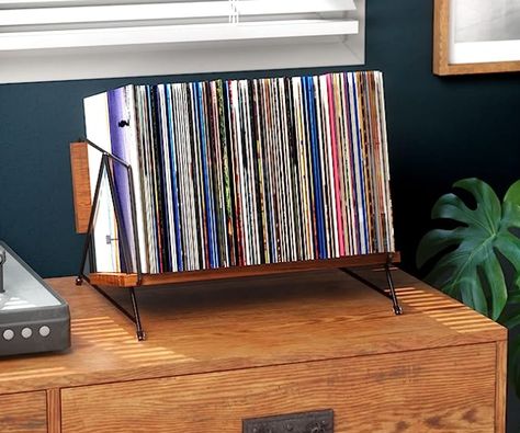 Vynil Record Holder, Vinyl Holder, Album Holder, Magazine Display, Vinyl Record Holder, Countertop Display, Wooden Organizer, House Md, Vinyl Record Storage