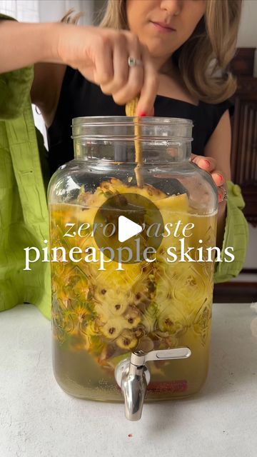 Carleigh Bodrug on Instagram: "🍍EP 103 SCRAPPY COOKING: MEXICAN TEPACHE. Recipe on page 305 of the SCRAPPY COOKBOOK which is on sale everywhere right now (scrappycookbook dot com). I hope you enjoy this easy and delicious fermented drink, perfect for summer 😉
.
#recipe #tepache #tepacherecipe #zerowaste #zerowasterecipe #healthy #healthyrecipe #fermented #fermentedrecipe #quick #quickrecipe #easyrecipe #lowwaste #sustainable" Tepache Recipe, Scrappy Cooking, Fermented Beverages, Carleigh Bodrug, Pineapple Drink, Becoming A Chef, Recipes Drinks, Pineapple Drinks, Probiotic Drinks