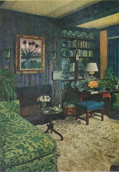 The Peak of Chic® 70s Inspired Living Room, 70s Living Room Decor, 1970s Living Room, 70s Living Room, Yellow Decor Living Room, Retro Rooms, 70s House, 70s Interior, 1970s Decor