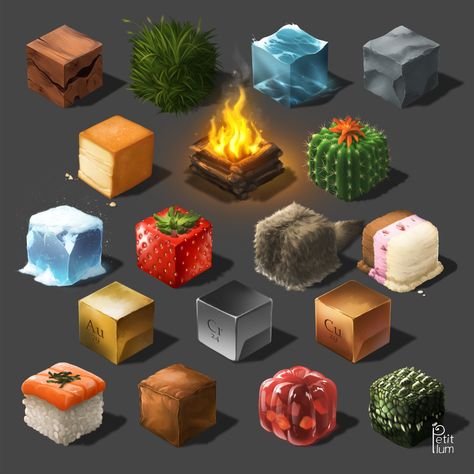 Texture Cubes, Texture Study, Painting Illustrations, Anatomy Tutorial, Texture Drawing, Hand Painted Textures, Line Art Drawing, Drawing Faces, Geometric Textures