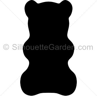 Gummy Bear Template, Maze Ideas, Bear Template, Bear Silhouette, Silhouette Clip Art, Silhouette Free, Gummy Bear, Art Download, Silhouette Crafts