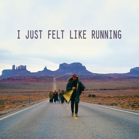 They just couldn't believe that someone would do all that running for no particular reason. ~Forest Gump Forrest Gump Running, Forrest Gump Quotes, Forest Gump, I Love To Run, Ultra Running, Runners High, Running Humor, Running Quotes, Runner Girl