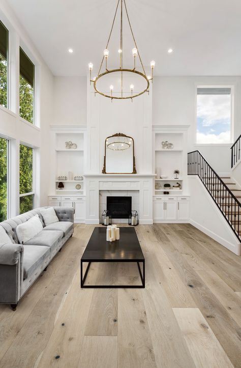 Victoria-Room-Scene Oak Floor Living Room, Oak Engineered Hardwood, Light Hardwood, Light Hardwood Floors, Light Wood Floors, White Oak Floors, White Oak Wood, Home Goods Decor, Engineered Hardwood Flooring