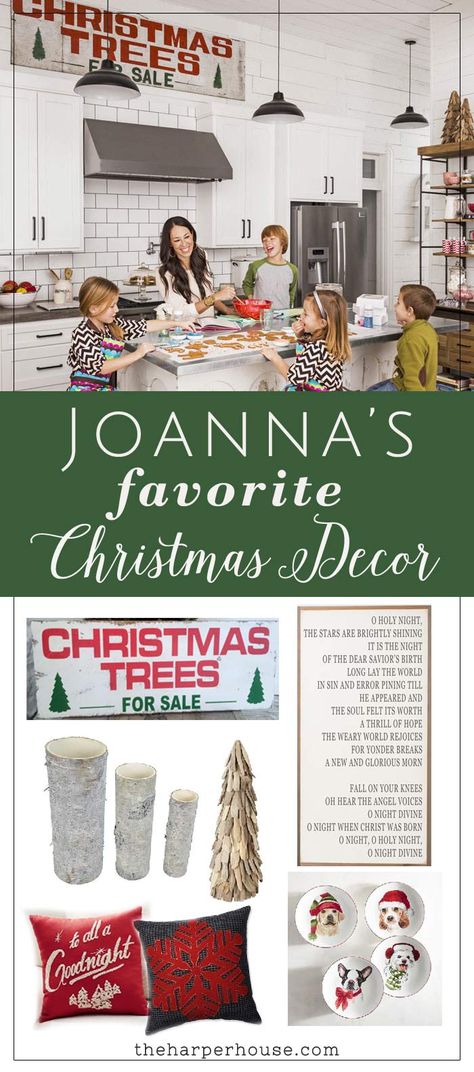 Fixer Upper Christmas Decor - favorite farmhouse Christmas decor roundup to help recreate the decorating style of Joanna Gaines. #fixerupperstyel #farmhousechristmas #christmasdecor Stile Joanna Gaines, Fixer Upper Christmas, Magnolia Christmas Decor, Farmhouse Swag, Warm Farmhouse, Cardinal Christmas, Holiday Prep, Farmhouse Christmas Tree, Christmas Tree Shop