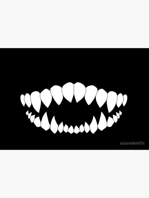 Mouth Logo Design Ideas, Monster Mouth Drawing Teeth, Monster With Mouth Open, Mouth Monster, Monster Teeth, Mouth Mask Design, Mouth Painting, Beast Logo, Teeth Drawing