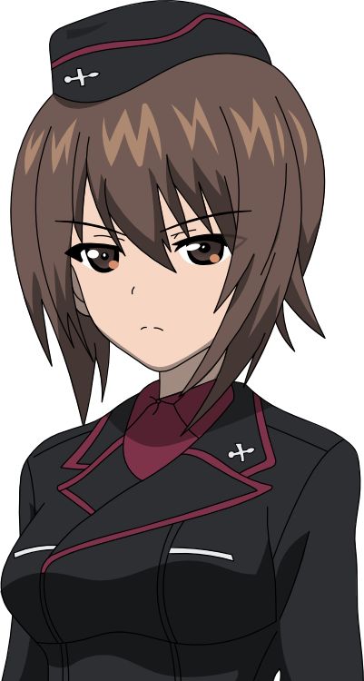 Maho Nishizumi/Gallery | Girls und Panzer Wiki | Fandom Maho Nishizumi, Anime Tank, Girls Und Panzer, X Male Reader, Anime Military, Cheerleading Outfits, Female Cartoon, Girl Bands, Disney Drawings