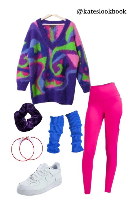 Outfit Ideas 80s Style Retro, 80s Pop Star Outfit, 80s Outfit Ideas Women, 80s Plus Size Fashion, 80s Outfits Party 1980s, Retro 80s Outfits Party, 80s High School Fashion, 1980s Fashion Women Clothing 80s Style, 80s Dance Outfit