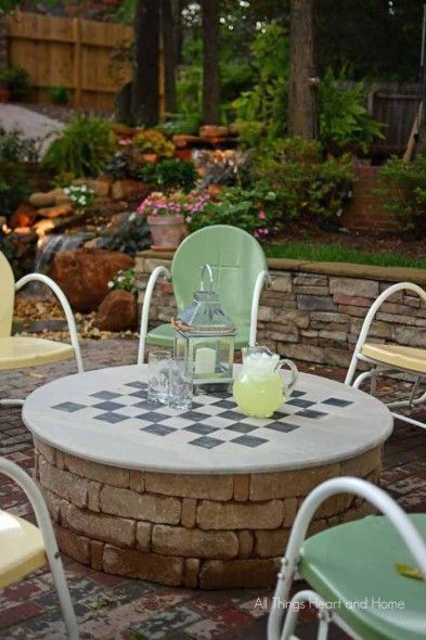 Diy Fire Pit Ideas, Fire Pit Furniture, Backyard Seating, Fire Pit Cover, Fire Pit Designs, Diy Fire Pit, Have Inspiration, Backyard Fire, Diy Fireplace