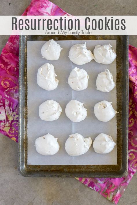 Resurrection Cookies Recipe, Resurrection Cookies, Resurrection Crafts, Meringue Cookie, Recipe Printable, Meringue Cookie Recipe, Adventure Island, Easter Snacks, Easter Religious