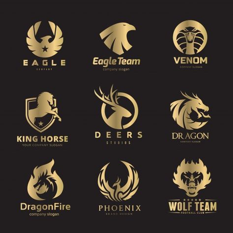 Fox And Wolf, Logo Bird, Deer Logo, Phoenix Logo, Bird Eagle, Wolf Team, Wolf Logo, King Horse, Pet Logo