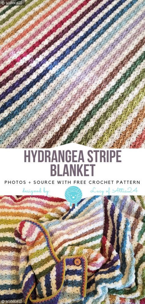 Crochet Temperature Blanket Ideas Free Patterns | Wool Pattern Motifs Afghans, Crochet Blanket Colors, Stripe Blanket, Temperature Blanket, Crochet For Beginners Blanket, Striped Blankets, Crochet Patterns Free Blanket, Afghan Patterns, Afghan Pattern