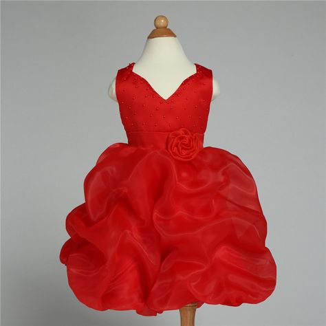 Red Flower Girl Dresses, Princess Wedding, Red Dress, Ball Gowns, Victorian Dress, Flower Girl Dresses, V Neck, Girl Outfits, Wedding Dresses