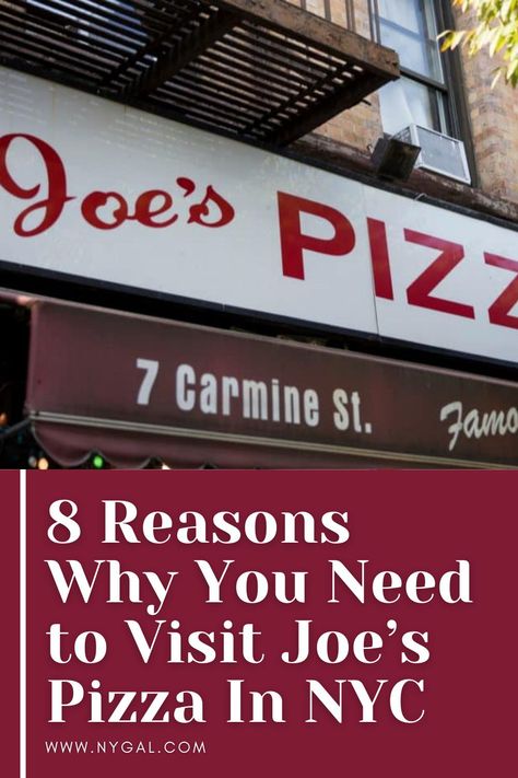 New York City Pizza Places, Best New York Pizza, Best Pizza New York City, Pizza In New York City, Joes Pizza New York, New York City Pizza, Joe’s Pizza Nyc, Joe's Pizza New York, Joes Pizza