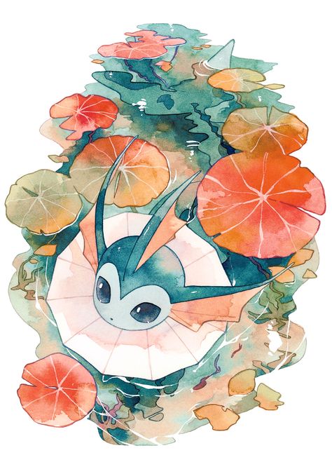 Pokemon Watercolor, Pokemon Painting, Pokemon Poster, Cute Pokemon Pictures, Cute Pokemon Wallpaper, Pokemon Drawings, Pokemon Fan Art, Arte Fantasy, Pokemon Pictures