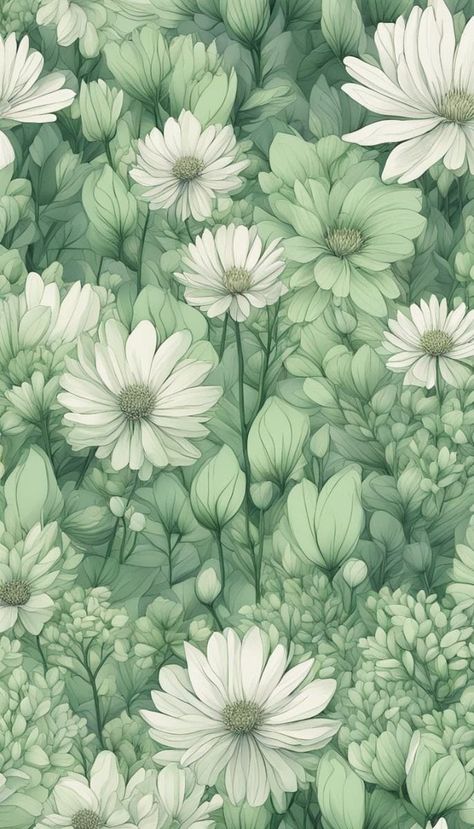 Pastel Green Flowers Aesthetic, Canvas Art Green Aesthetic, White And Green Aesthetic Background, Light Green Aesthetic Wallpaper Iphone, Light Green Aesthetic Wallpaper Pastel, Light Green Background Wallpapers, Cute Sage Green Wallpapers, Green Backgrounds Aesthetic, Pastel Green Asthetics