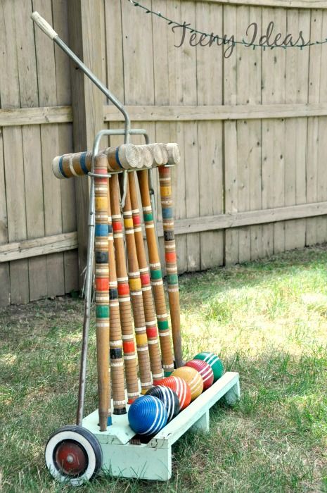 Bucketlist Aesthetics, Kin Aesthetic, Croquet Party, Family Games Indoor, Games Indoor, Croquet Set, Game Room Bar, Gourds Crafts, Spring Celebration