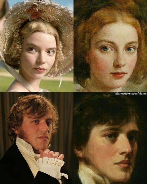 Tv Journal, Mr Knightley, Emma Movie, Regency Aesthetic, Emma 2020, Historical Portraits, Emma. 2020, Emma Woodhouse, Lizzie Bennet