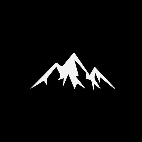 Trekking Logo, Mountain Symbol, Mountain Vector, Edge Logo, Album Artwork Cover Art, Mountain Logo, Disney Logo, Initials Logo Design, Fitness Icon