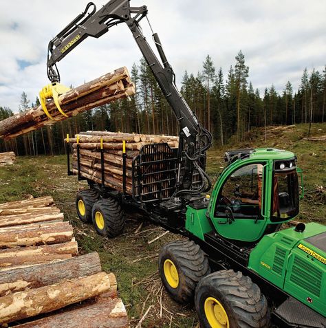 Logging Equipment, Forestry Equipment, New Tractor, Heavy Machinery, Heavy Equipment, John Deere, Outdoor Power Equipment, Tractor, My Pictures