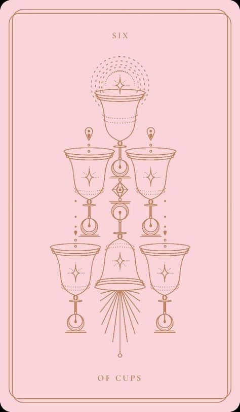 6 of cups Soul Cards Tarot, Dior Notebook, Four Of Cups, Pink Tarot, Wallpapers Rosa, Suit Of Wands, Hanged Man Tarot, Soul Cards, Lovers Tarot Card