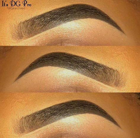 Makeup for black women Ombre Eyebrows Makeup, Eye Brow Shaping Black Women, Eye Brows Black Women, Microblading On Black Women, Microbladed Eyebrows Black Women, Eyebrow Arch Shape Black Women, Brow Tint Black Women, Eyebrow Black Women, Eyebrows For Black Women