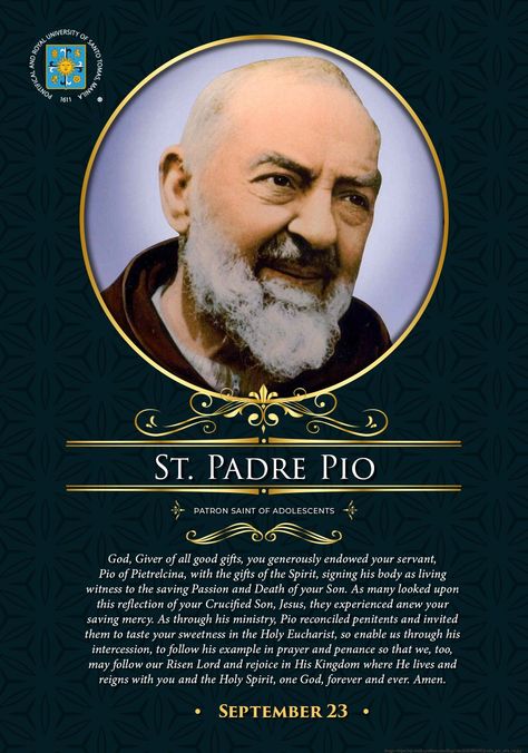 Saint Padre Pio Feast Day, Padre Pio Quotes, Padre Pio Prayer, Prayer Wallpaper, St Padre Pio, Orthodox Prayers, Mary Catholic, Christian Prayers, Verses Quotes