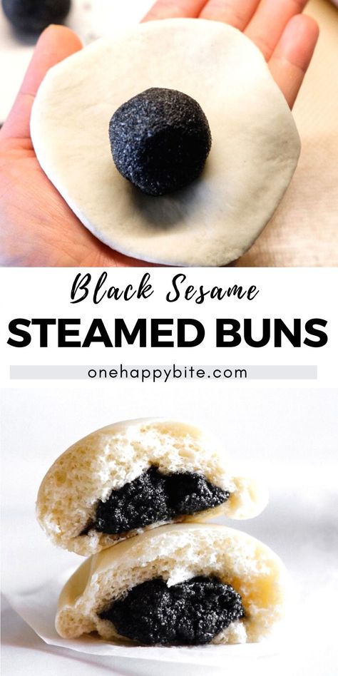 Sesame Buns, Asian Baking, Sesame Recipes, Steam Buns Recipe, Hawaii Recipes, Chinese Bakery, Bun Recipes, Food Wallpapers, Dim Sum Recipes