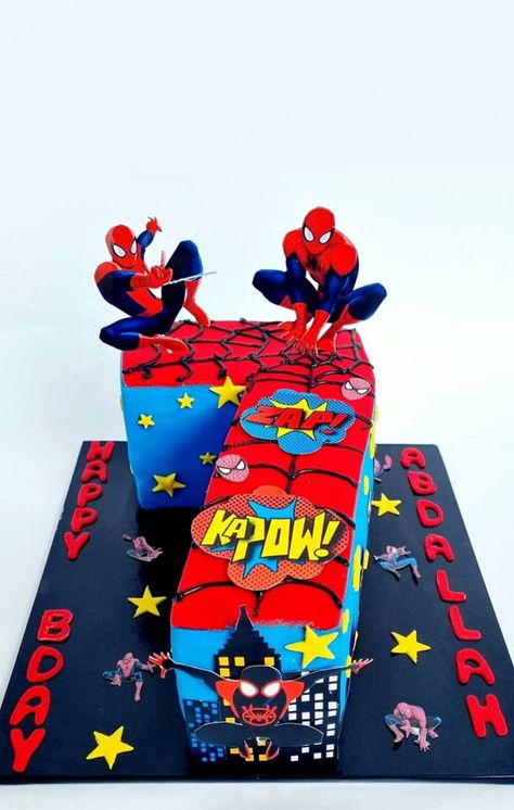 18. Spiderman Themed Cake for 7th Birthday As someone who grew up seeing the 1st, 2nd and latest “No way home” not to be... Cake Ideas Spiderman, Spiderman Birthday Cake Easy, 7th Birthday Cake Boys, Spiderman Themed Cake, Spiderman Birthday Cake Ideas, 7th Birthday Wishes, Thomas Birthday Cakes, Spiderman Collection, Spiderman Background