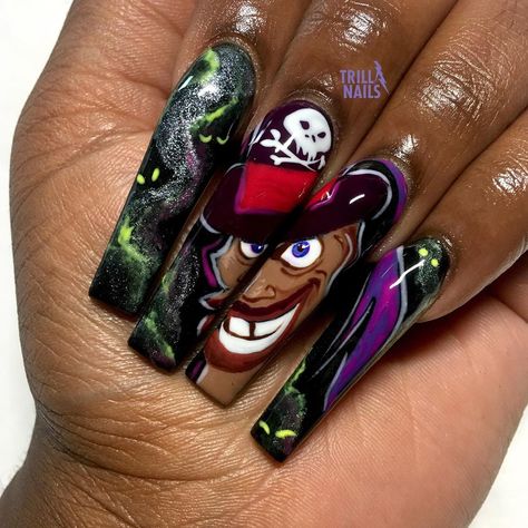 Dr Facilier, Finger Art, Super Cute Nails, Minimal Nails, Nail Candy, Glass Nails, Toe Nail Designs, Oval Nails, Funky Nails