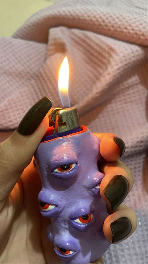 Lighter Art, Cool Lighters, Sculpture Art Clay, Clay Diy Projects, Tanah Liat, Clay Crafts Air Dry, Keramik Design, Pottery Crafts, Clay Art Projects