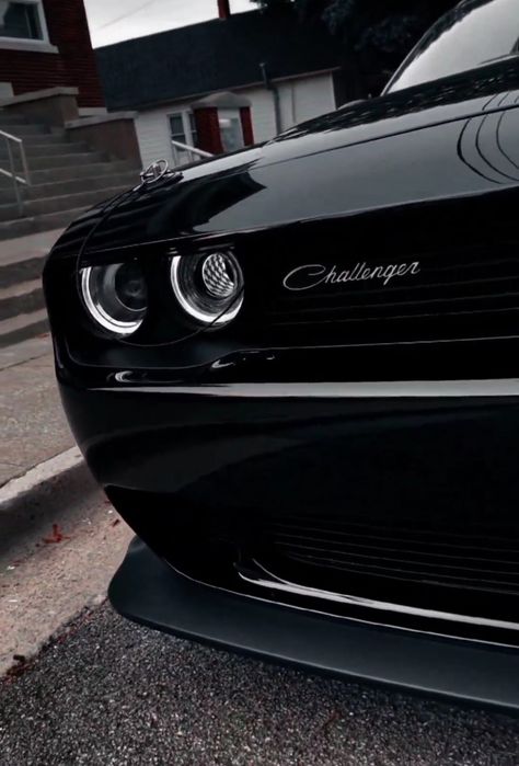 Matte Black Dodge Challenger, Challenger Aesthetic, Dodge Challenger Aesthetic, Srt Dodge Challenger, Dodge Challenger Wallpapers, Cars Dodge Challenger, Srt Dodge, Hellcat Dodge, Challenger Demon