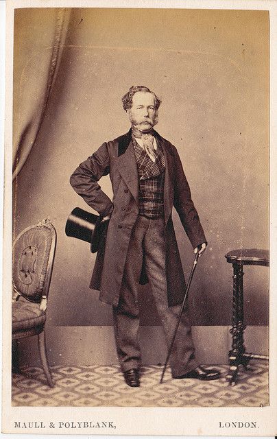 CDV of an Aristocratic British Man by LJMcK, via Flickr 1860s Portrait, 1800s Men, Victorian Male, Victorian Mens Fashion, Painting Man, 19th Century Men, British Man, Victorian Men, Victorian Gentleman